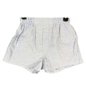 Brooks Brothers Traditional Fit Cotton Sleep Shorts Boys Large Blue Youth Boxers